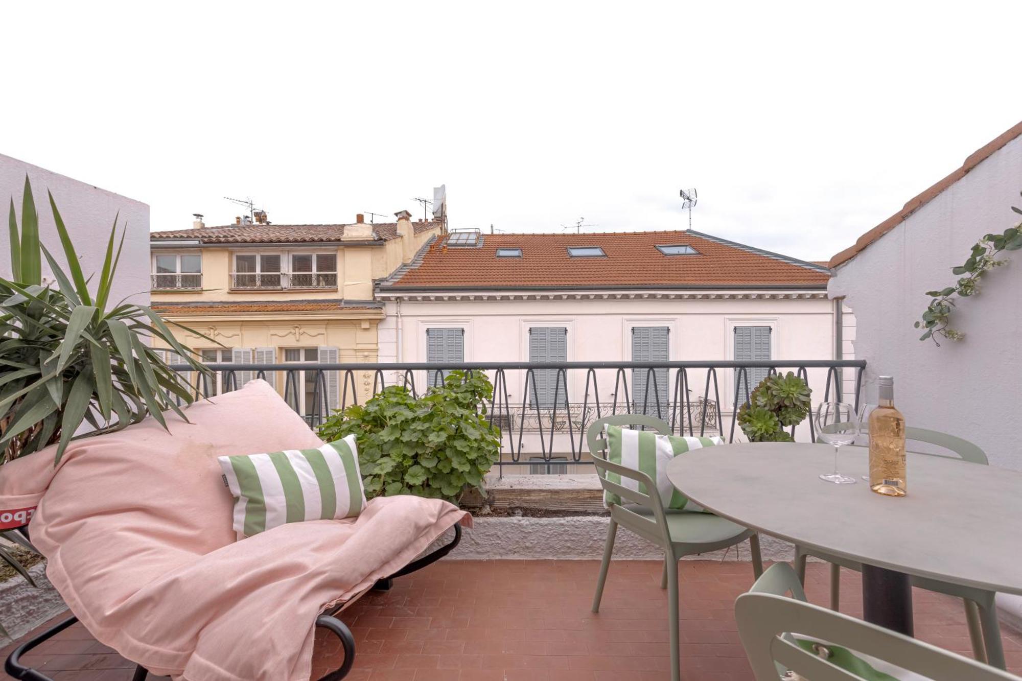 Alma Florian Apartment 4 People With Terrace Канны Экстерьер фото
